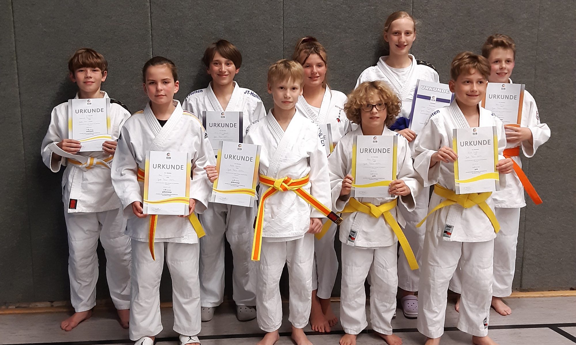 Judo-Team Holten Gürtelprüfung