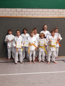 Judo-Team Holten Gürtelprüfung